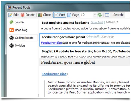 Blogjet 2.6 Slide mode
