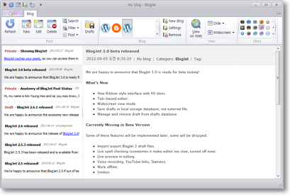 BlogJet - blog client for Windows